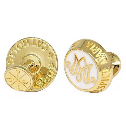 Auspice Maria 14K Gold Plated Cufflinks