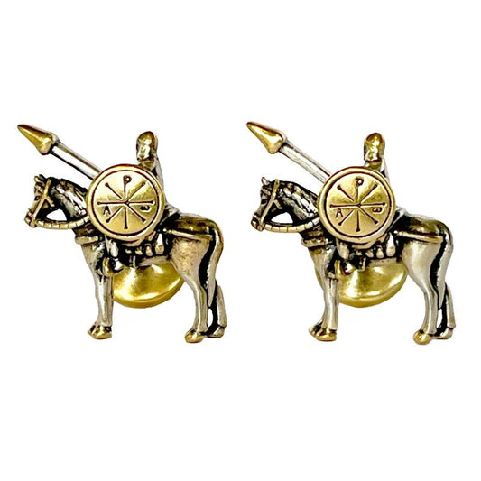 Constantine's Victory 14K Gold and Antiqued Silver-Plated Cufflinks