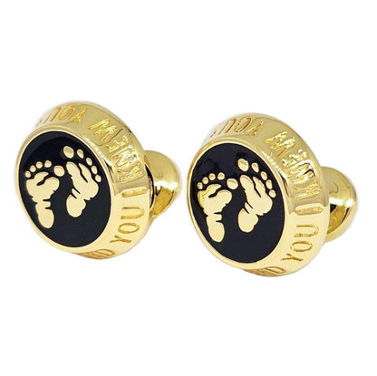 Choose Life 14K Gold Plated Cufflinks