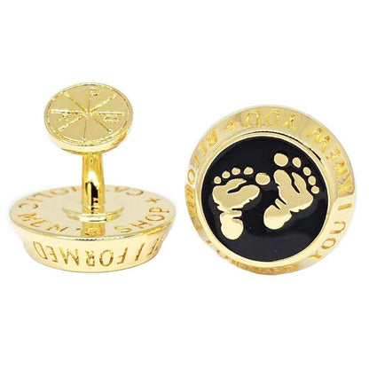 Choose Life 14K Gold Plated Cufflinks